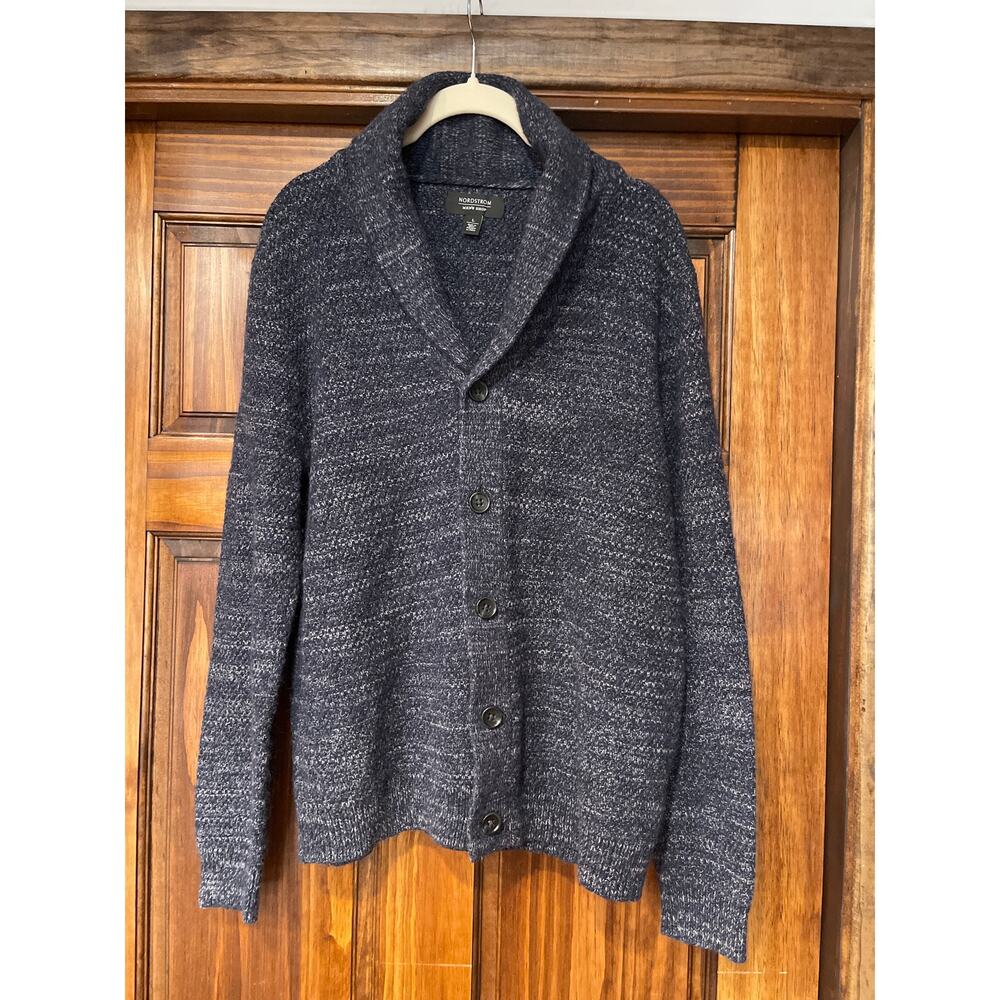 Nordstrom Men’s Shop shawl neck ￼ cardigan sweater size large